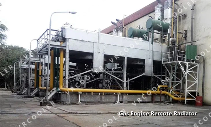 CAT gaz dvigatelining masofaviy radiatori