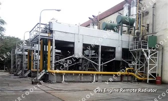 CAT gaz dvigatelining masofaviy radiatori